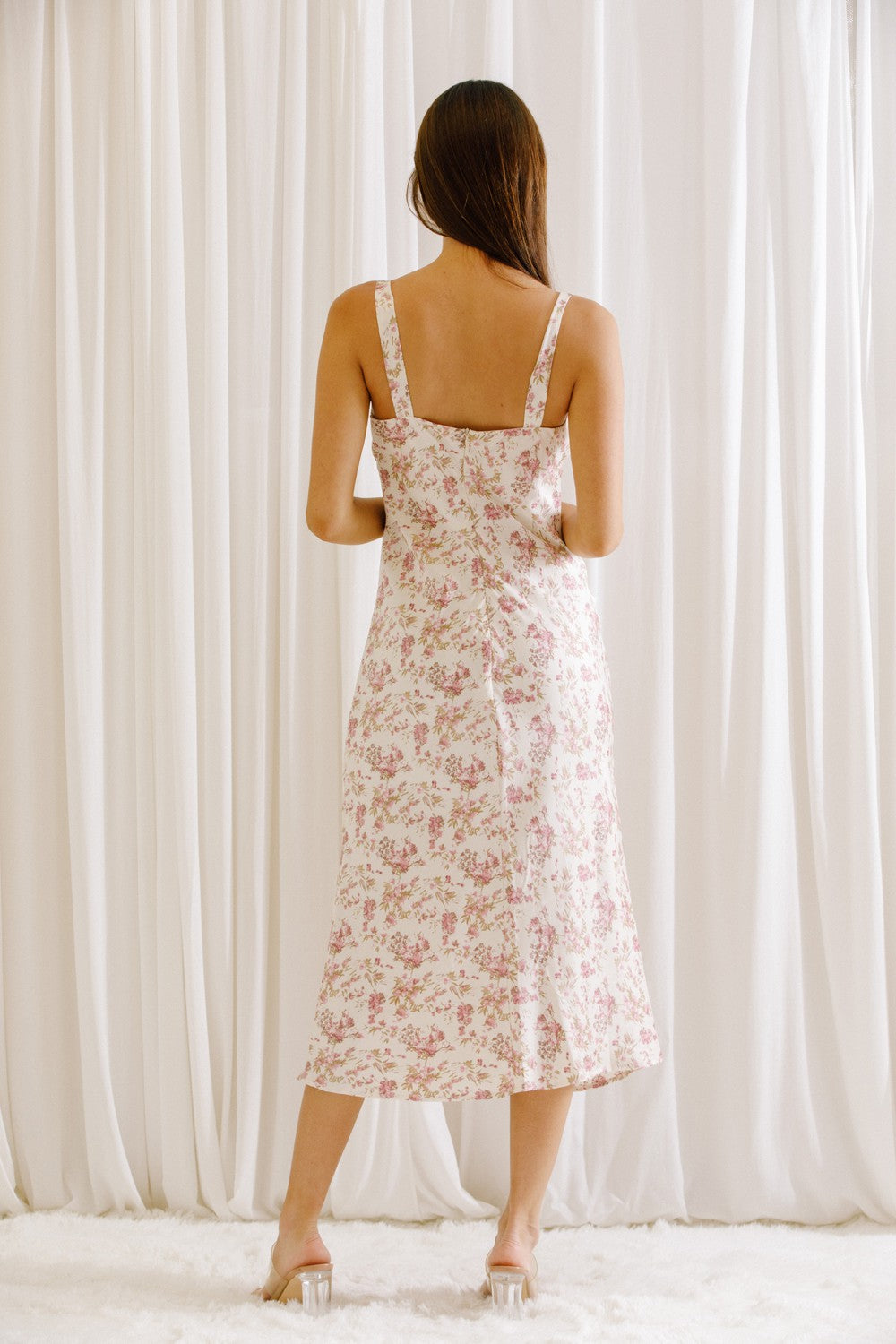 Lavender Floral Dress