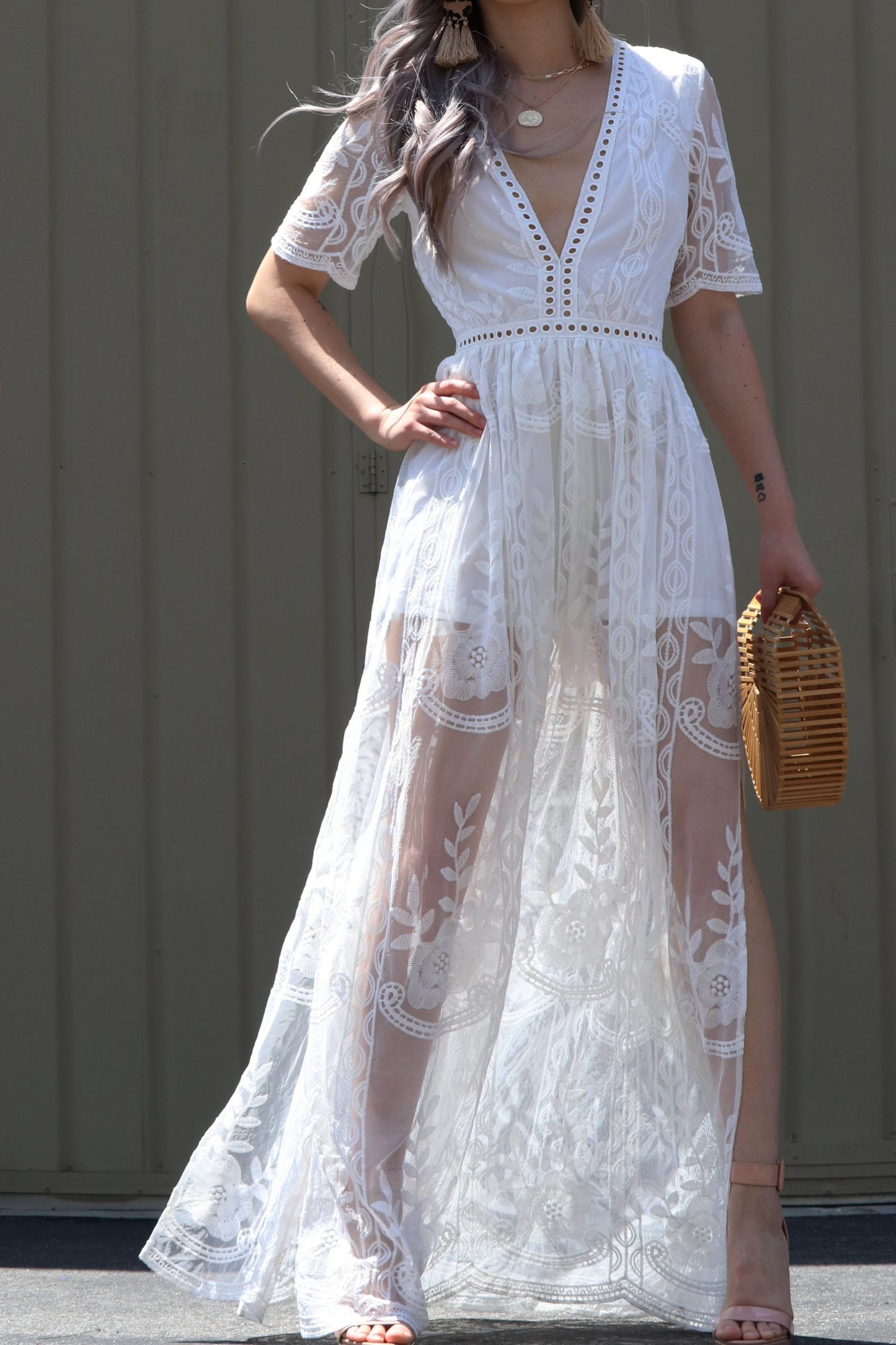 Sadie Lace Romper