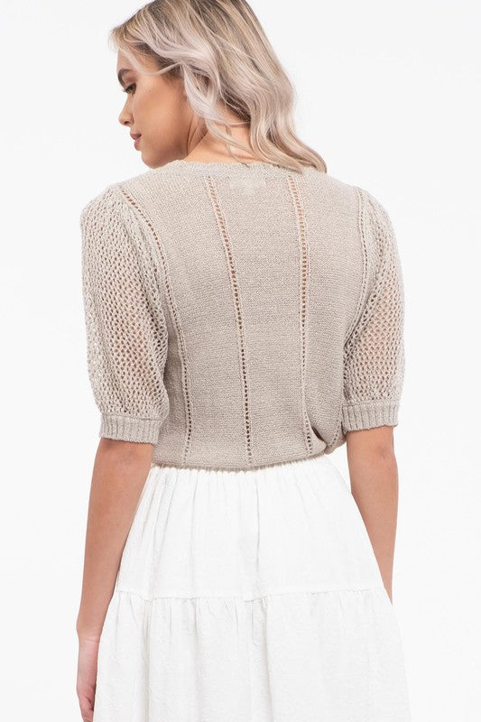 Dottie Half Sleeve Sweater