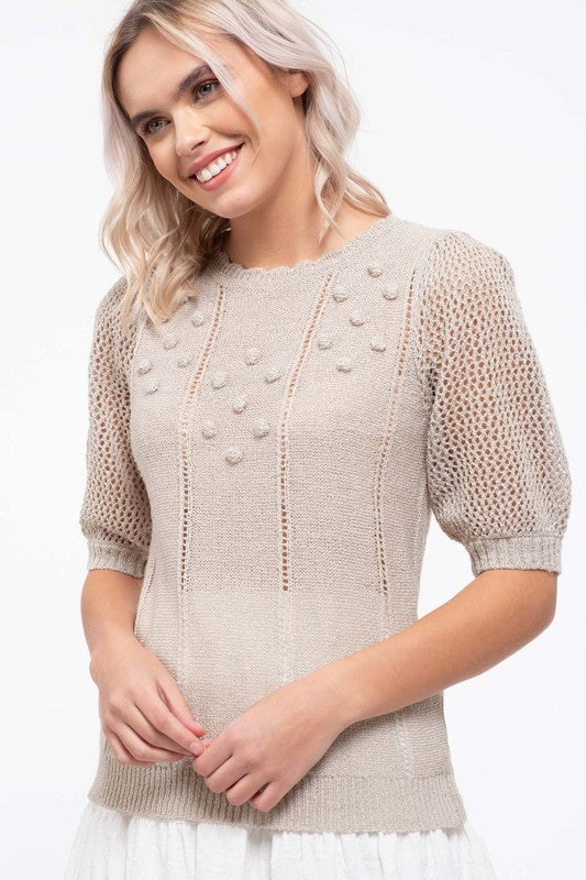 Dottie Half Sleeve Sweater