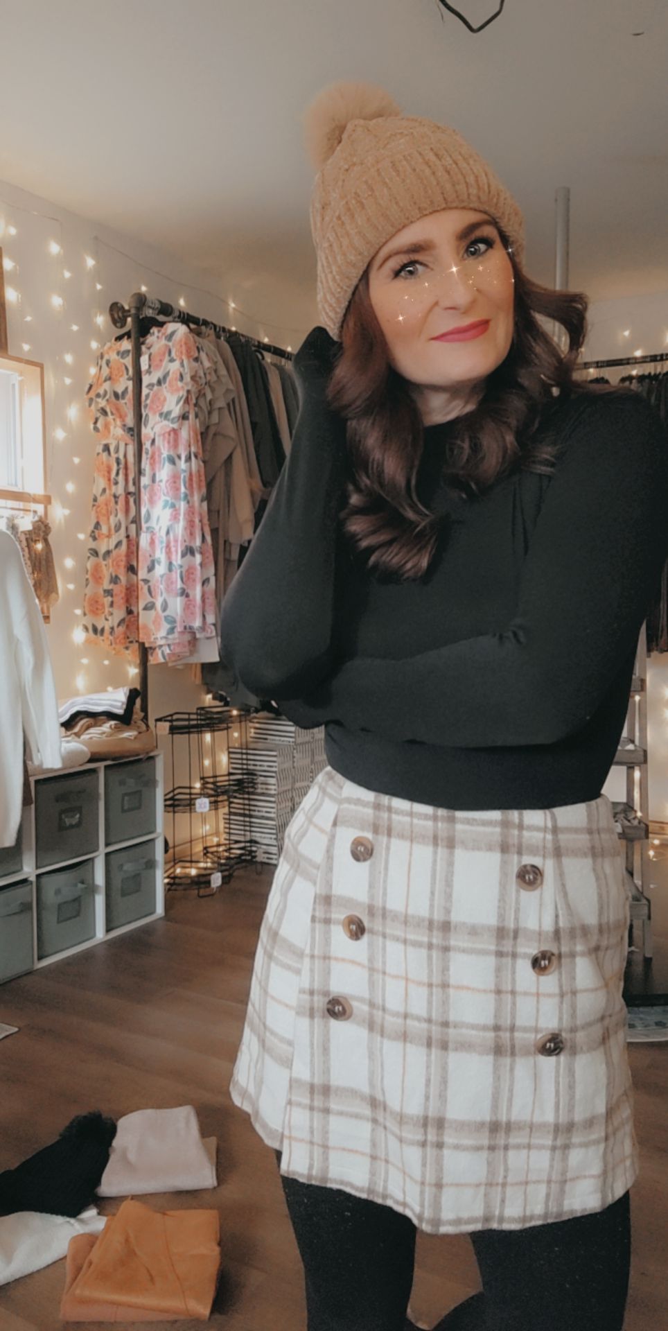Plaid Skort