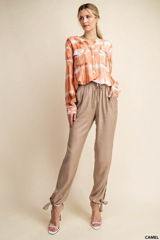 Brittany Bottom Tie Pants