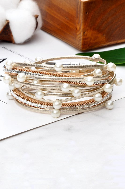 Beaded Magnetic Bracelet