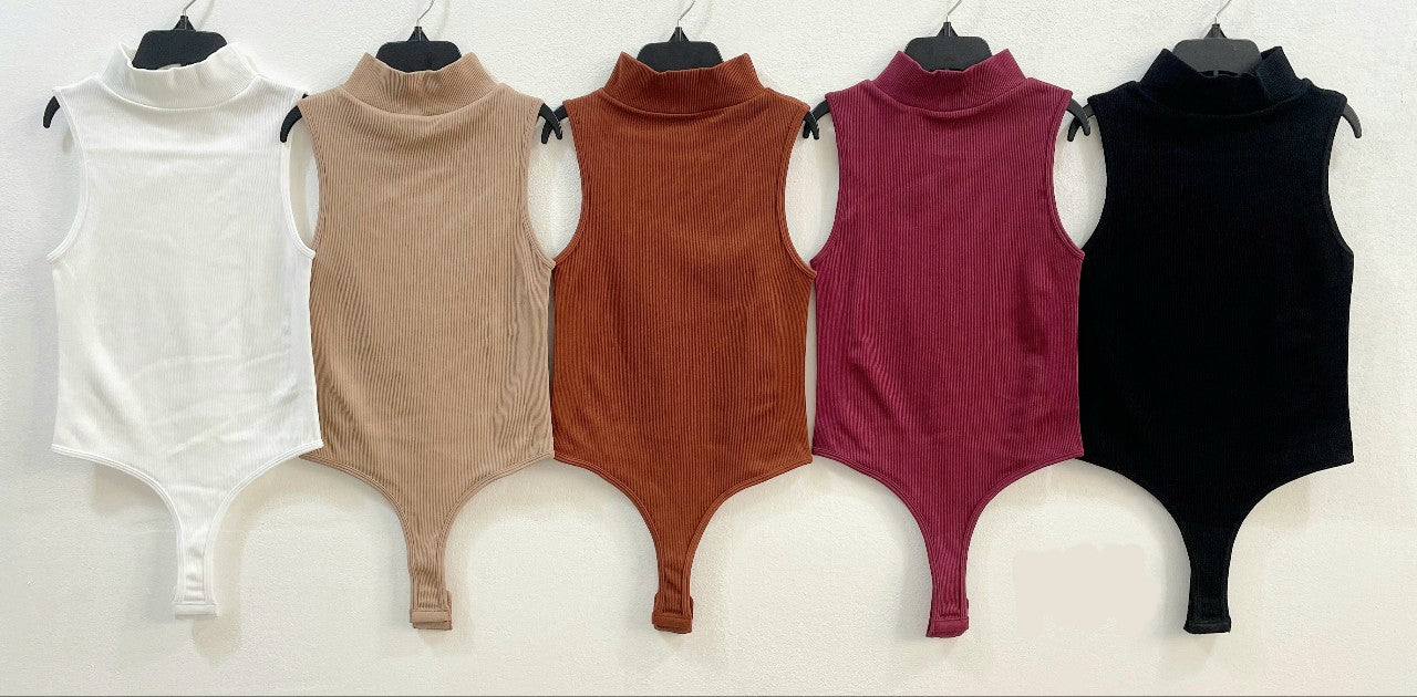 High neck bodysuit