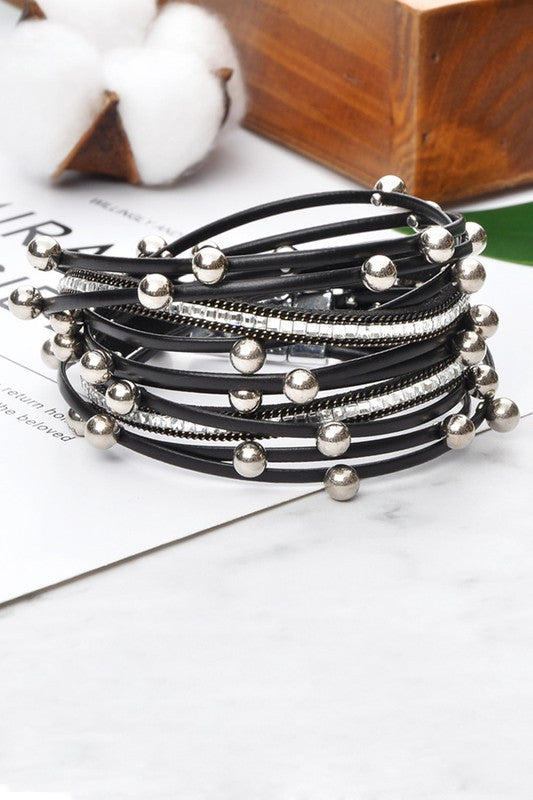 Beaded Magnetic Bracelet