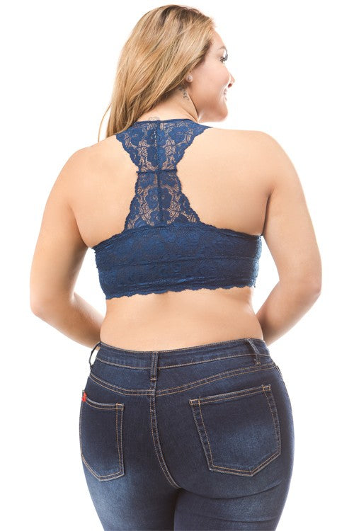 Lace bralette Plus