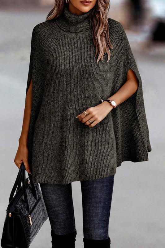 Mae Sleeve-less Poncho