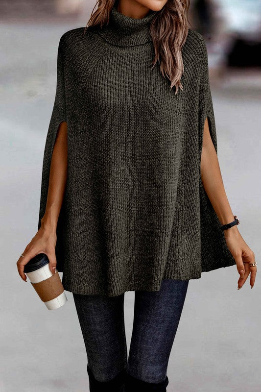 Mae Sleeve-less Poncho