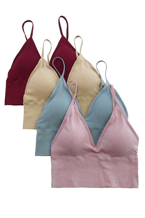 Padded V Neck Bralette