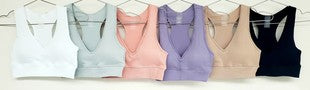 Padded racerback bra