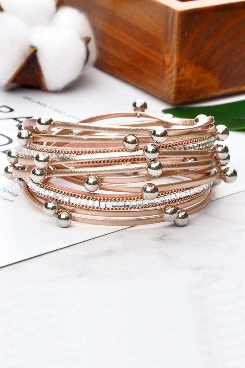 Beaded Magnetic Bracelet