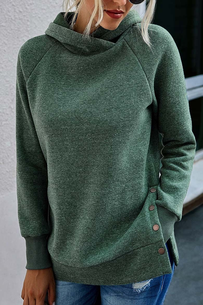 Side Snap Sweatshirt