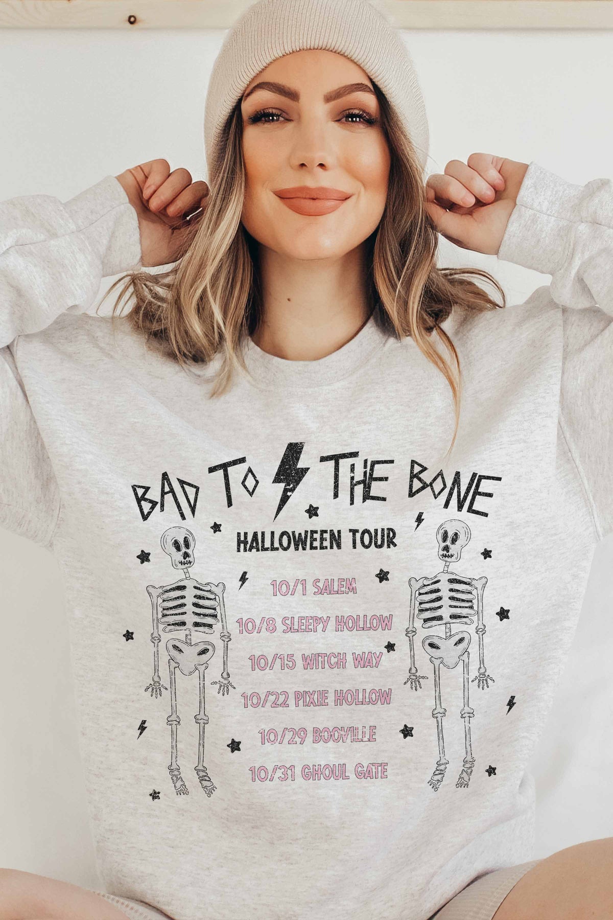 Bad to the bone sweatshirt
