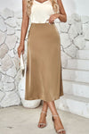 Salem Silky Midi Skirt