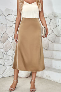 Salem Silky Midi Skirt