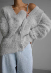 Fuzzy Cardigan