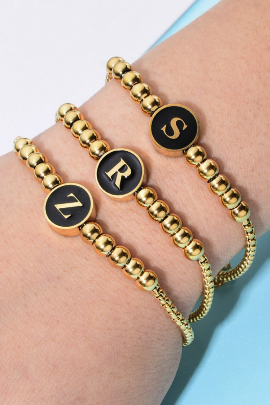 Initial Charm Bracelet