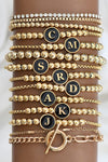 Initial Charm Bracelet
