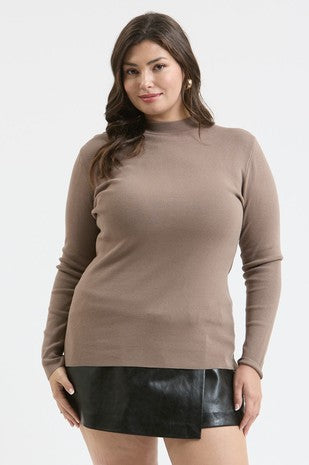 Mock neck Pullover