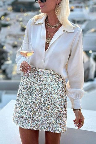 Stevie Satin Blouse