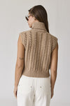 Textured Turtleneck Vest