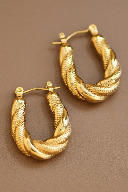 Long Gold Hoops