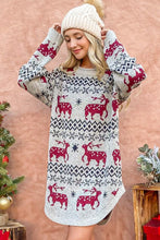 Load image into Gallery viewer, Reindeer Games Sweater Dress
