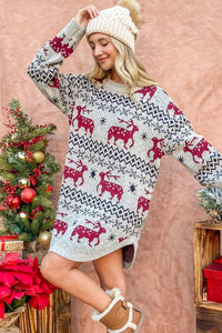 Reindeer Games Sweater Dress