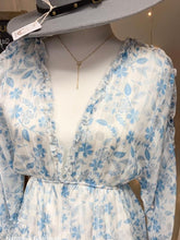 Load image into Gallery viewer, blue flower dress
