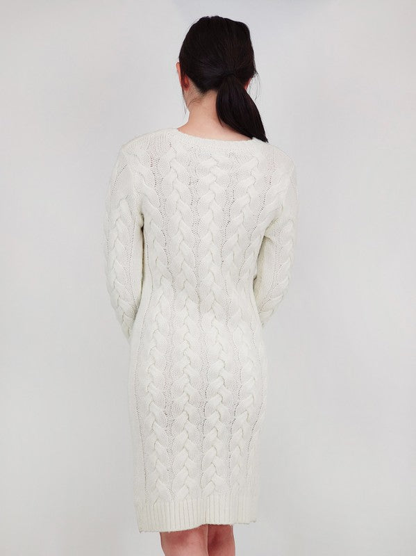Laura Cable Knit Dress