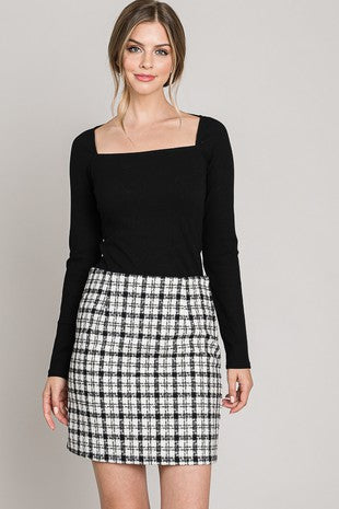 Codi Tweed Skirt