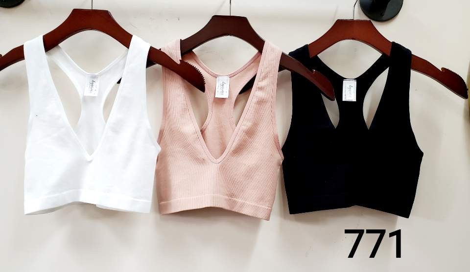 Deep V Racer Back Bralette