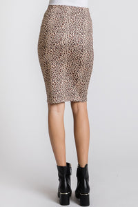 Leopard Pencil Skirt
