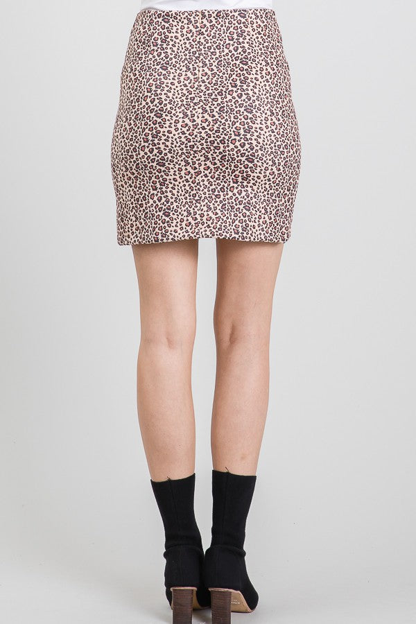 Leopard Mini Skirt