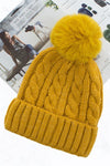 Cable knit beanie