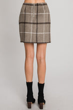 Load image into Gallery viewer, Brown Tartan Skirt
